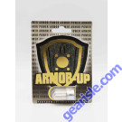 Armor Up 20000 blister card front, gold shield emblem and one capsule sealed under clear plastic