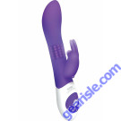 The Beaded Rabbit Rechargeable Silicone G-Spot Vibe Waterproof Purple