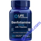 Life Extension Benfotiamine with Thiamine 100mg front