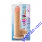 Dildo Blush Au Naturel Sam Beige 7" Suction Cup Dual Density box