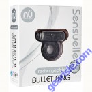Sensuelle Bullet Ring Black