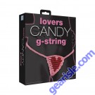 Candy Lovers G-String Heart shape design and tasty treat