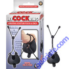 Vibrating Cock Ring and Scrotum Cinch Silicone