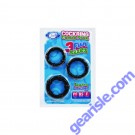 Cloud 9 Cockring Combo Beaded Black Display