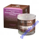 Dona Kissable Massage Candle Chocolate Mousse 4.75 Oz