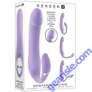Evolved Gender X Orgasmic Orchid Bendable Posable C Shaped Vibrator box