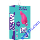 Blush Aria Erotic AF Silicone Finger Vibrator Fuchsia box