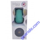 Maia Tulip Pro Suction Rose Shaped Vibrator Teal box