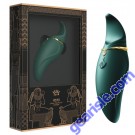 Zalo Hero Rechargeable Vibrator Snake Charm Designed Jewel Green box