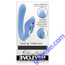Evolved Tap And Thrust Silicone Rechargeable Curved Vibrator box