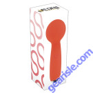 Pocket Wand Vibrator Petites Lil Exclaim Silicone Rechargeable Orange box