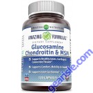 Glucosamine Chondroitin MSM 120 Caps Joint Support Amazing Formulas