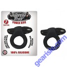 Power Cock Ring Silicone Black Mack Tuff