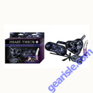 Heart-Throb Deluxe Harness Kit With Curved Dong Purple