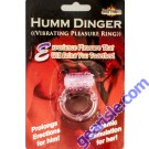 Humm Dinger Penis Vibrating Pleasure Ring With Clitoris Stimulator