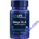 Life Extension Mega GLA Sesame Lignans front