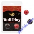 CalExotics Naughty Bits Roll Play Dice Set Dirty Adults Game box