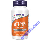 NOW Foods 5-HTP Double Strength 200mg 60 Veg Capsules