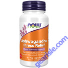 NOW Foods Ashwagandha Stress Relief 60 Veg Capsules