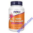 NOW Foods C-1000 Zinc Immune 90 Veg Capsules