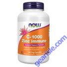 NOW Foods C-1000 Zinc Immune 180 Veg Capsules
