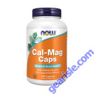 NOW Foods Cal-Mag Caps 240 Veg Capsules