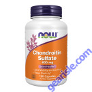 NOW Foods Chondroitin Sulfate 600mg 120 Capsules