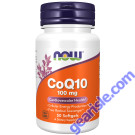NOW Foods CoQ10 Ubiquinone 100mg 50 Softgels