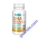 NOW Foods DHA Kids Fish Oil Chewable 60 Chewable Softgels