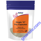 NOW Foods Empty Capsules Vegetarian Single 0" 300 Veg Capsules"