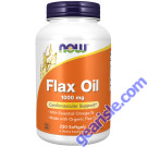 NOW Foods Flax Oil 1000mg 250 Softgels