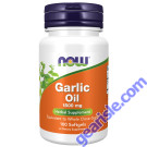 NOW Foods Garlic Oil 1500mg 100 Softgels