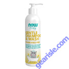 NOW Foods Gentle Baby Shampoo & Wash Fragrance Free 8 fl oz