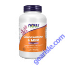 NOW Foods Glucosamine & MSM 180 Capsules