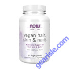 NOW Foods Hair Skin & Nails Vegan 90 Veg Capsules