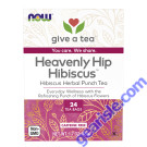 NOW Foods Heavenly Hip Hibiscus 24 Tea Bags