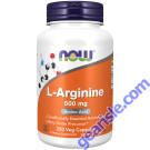 NOW Foods L-Arginine 500mg 250 Veg Capsules
