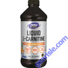 NOW Foods L-Carnitine Liquid 1000mg Tropical Punch 16 fl oz
