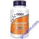 NOW Foods L-Carnitine Pure Powder 3 oz