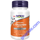 NOW Foods L-Theanine 100mg 90 Chewables