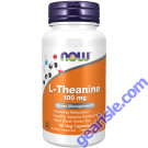 NOW Foods L-Theanine 100mg 90 Veg Capsules