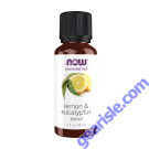 NOW Foods Lemon & Eucalyptus Oil Blend 1 fl oz