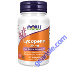 NOW Foods Lycopene 20mg 50 Softgels