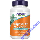 NOW Foods Magnesium & Calcium 100 Tablets