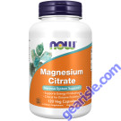 NOW Foods Magnesium Citrate 120 Veg Capsules