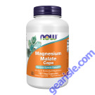 NOW Foods Magnesium Malate Caps 180 Veg Capsules