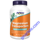 NOW Foods Magnesium Transporters 180 Veg Capsules