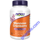 NOW Foods Mannose Cranberry 90 Veg Capsules
