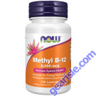 NOW Foods Methyl B-12 5000mcg 120 Lozenges