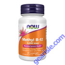 NOW Foods Methyl B-12 5000mcg 60 Lozenges